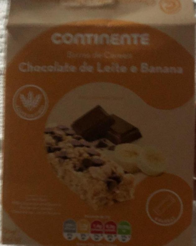 Fotografie - Musli tyčinka au chocolat et a la banane Auchan