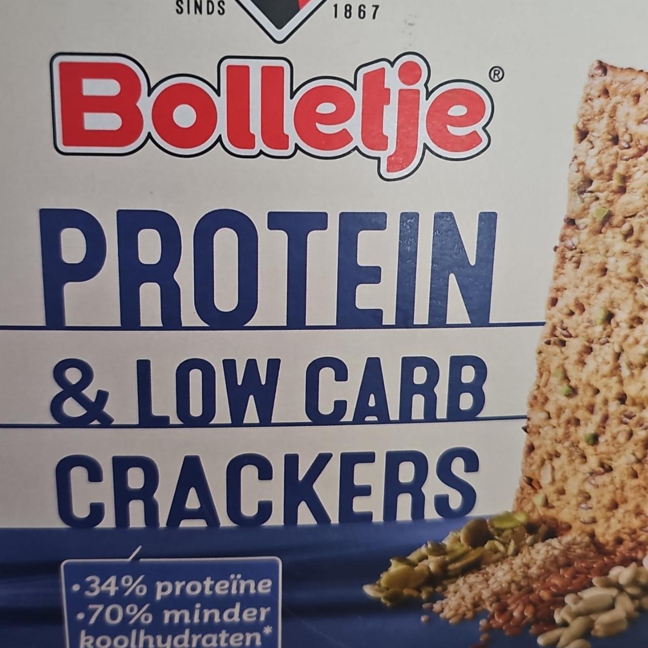 Fotografie - Protein & Low Carb Crackers Bolletje