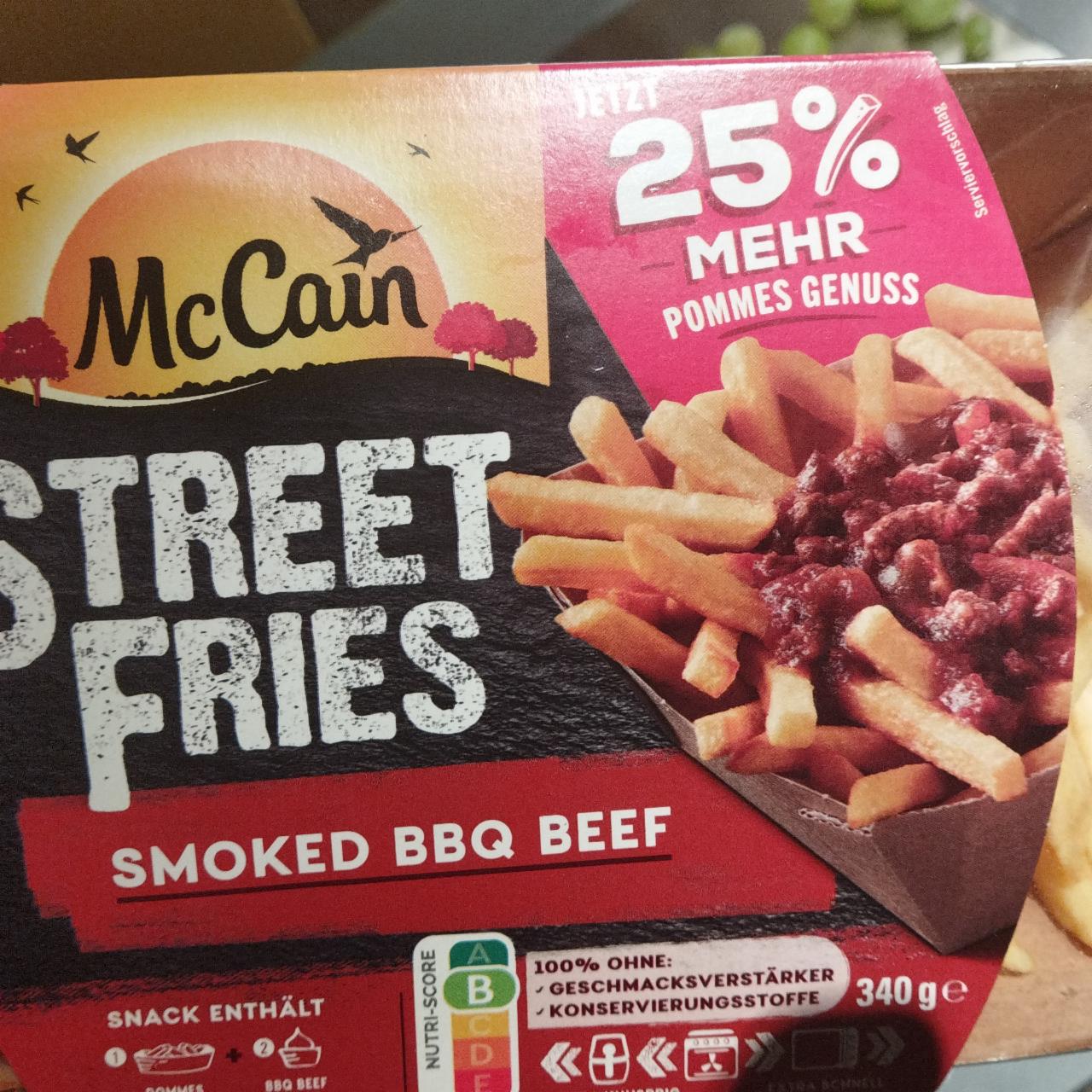 Fotografie - Street Fries smoked BBQ beef McCain