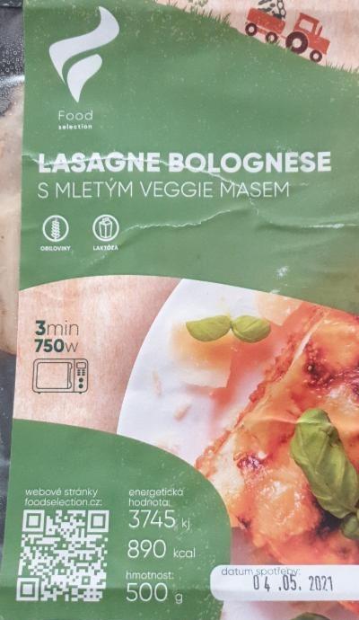 Fotografie - Lasagne bolognese s mletým veggie masem