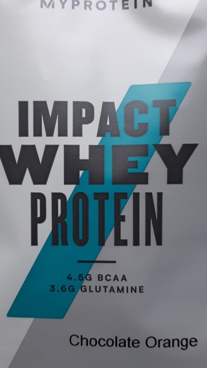 Fotografie - Impact Whey Protein Chocolate Orange Myprotein