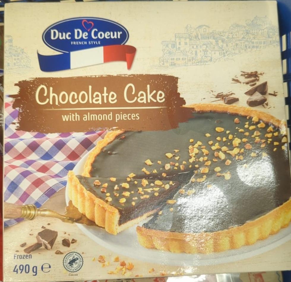 Fotografie - Chocolate Cake with almond pieces Duc De Coeur