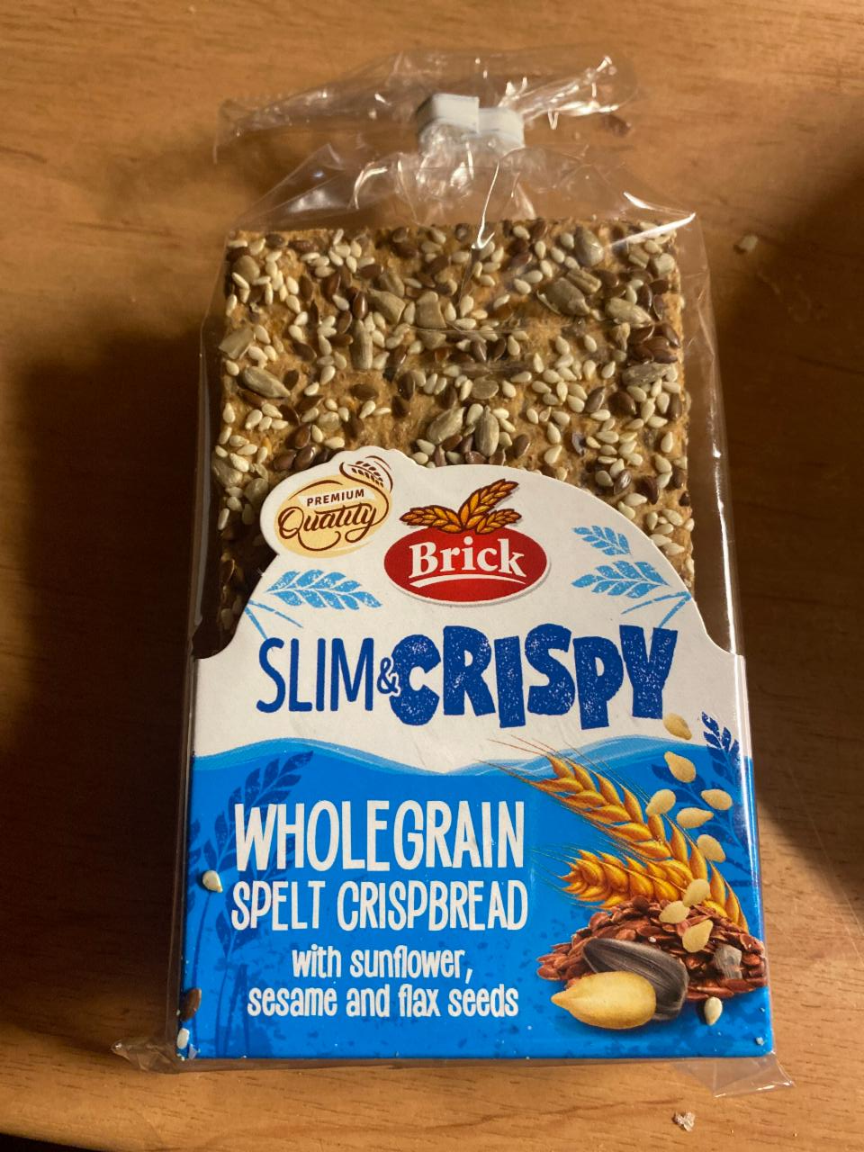 Fotografie - SLIM&CRISPY Wholegrain spelt crispbread Brick