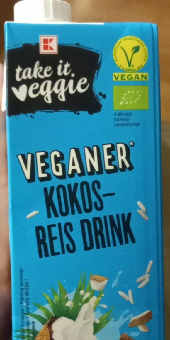 Fotografie - Bio Veganer Kokos-Reis Drink K-take it veggie