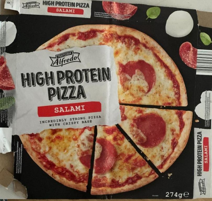 Fotografie - High protein pizza Salami Trattoria Alfredo