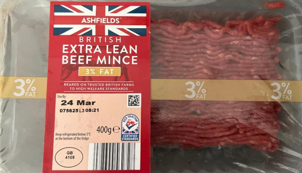 Fotografie - Extra lean beef mince 3% Fat Ashfields