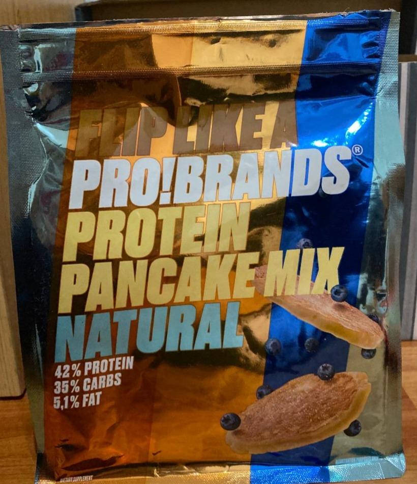 Fotografie - Pro!Brands protein pancakes mix natural