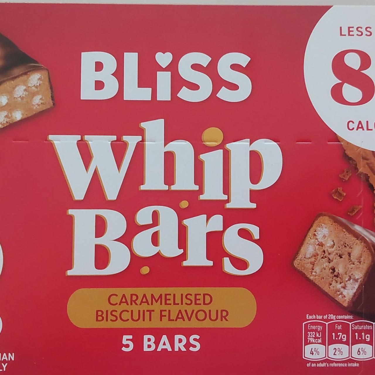 Fotografie - Caramelised biscuit flavor whip bars Bliss