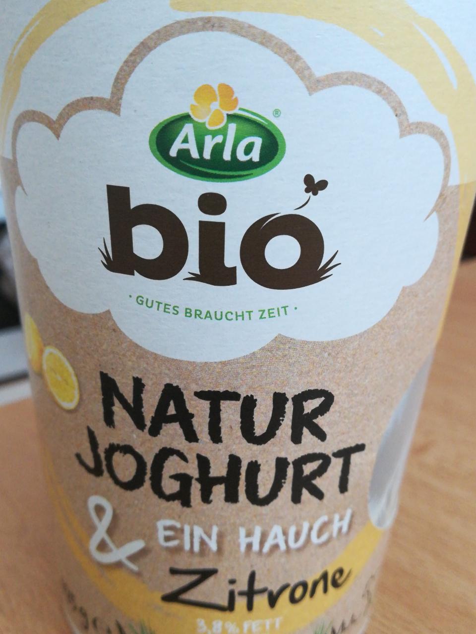 Fotografie - Bio Naturjoghurt & ein Hauch Zitrone Arla