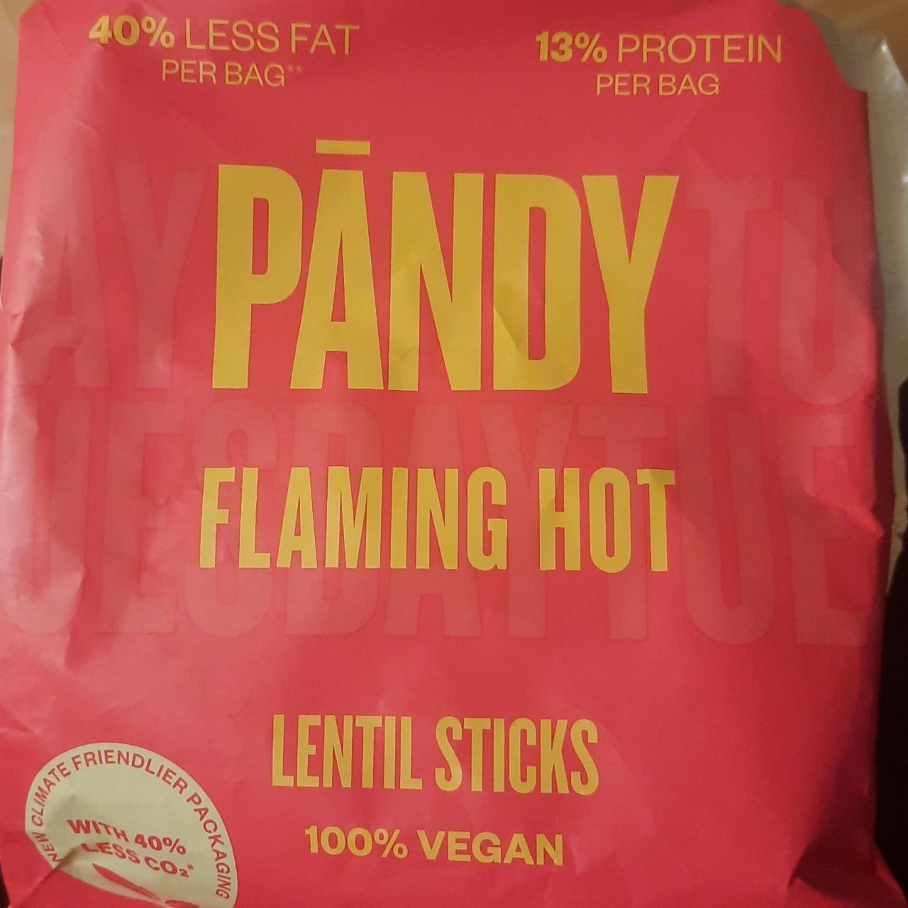 Fotografie - Lentil Sticks Flaming Hot Pändy