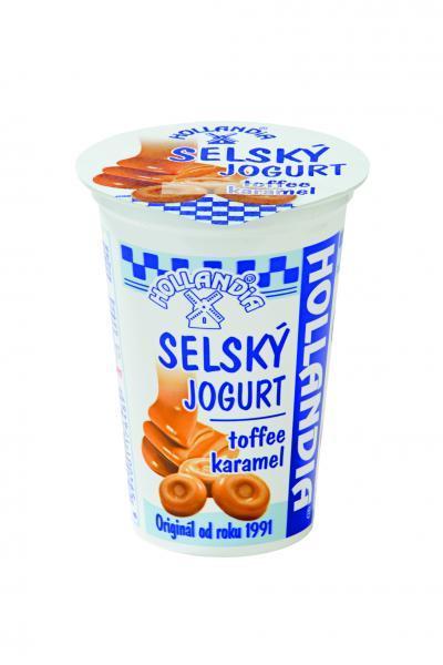 Fotografie - selský jogurt toffee karamel Hollandia