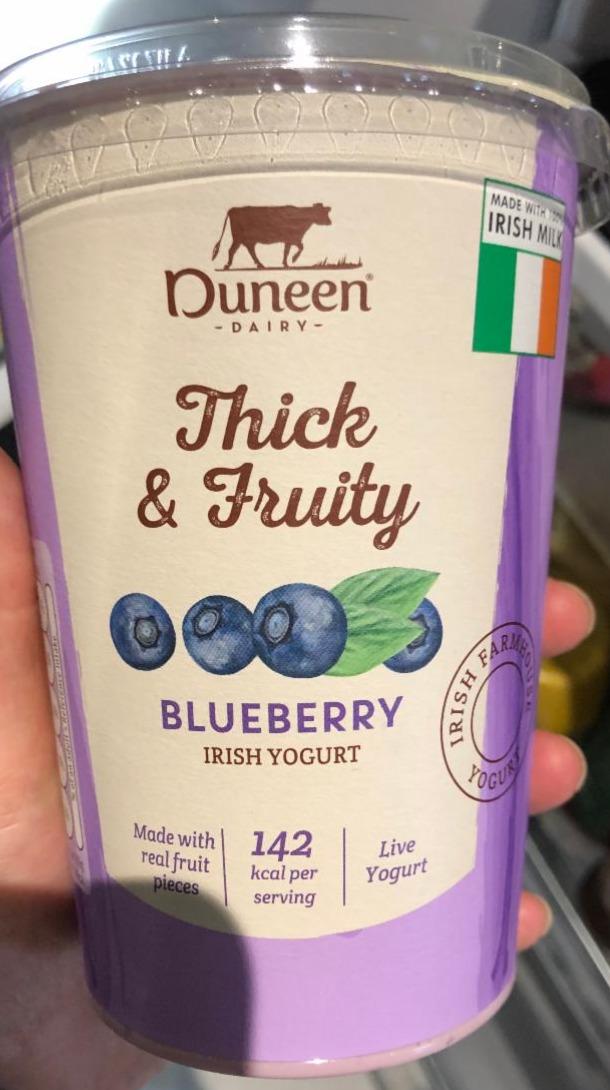 Fotografie - Thick & Fruity Blueberry Irish Yogurt Duneen Dairy