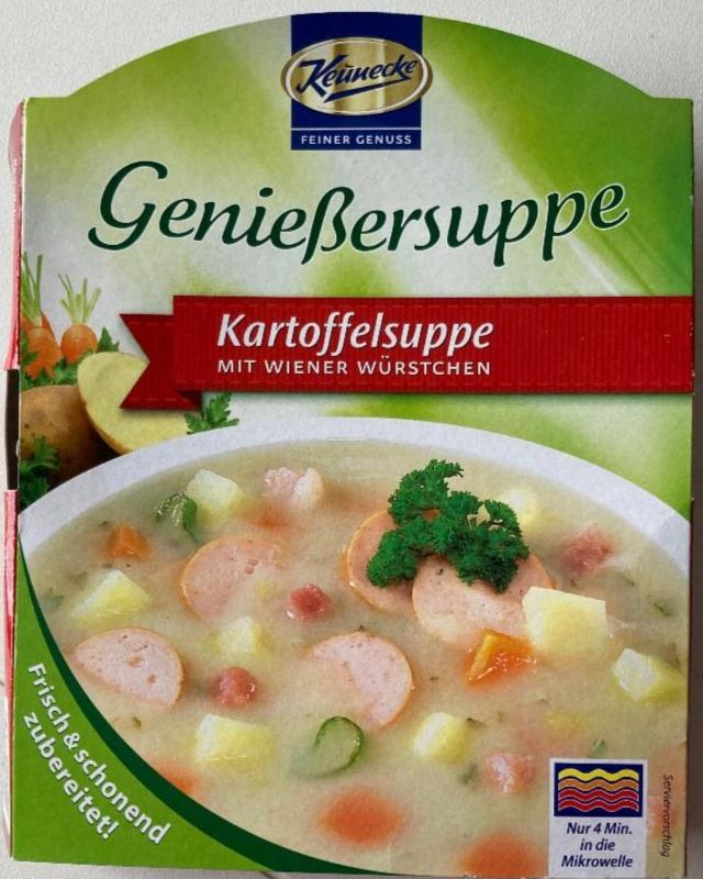 Fotografie - Genießersuppe Kartoffelsuppe mit Wiener Würstchen Keunecke