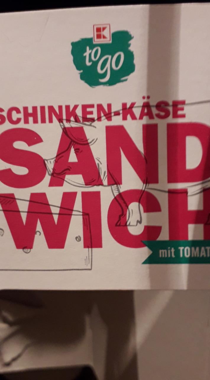 Fotografie - Sandwich Schinken-Käse mit Tomaten K-to go