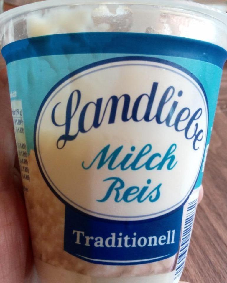 Fotografie - Milch Reis Traditionell Landliebe