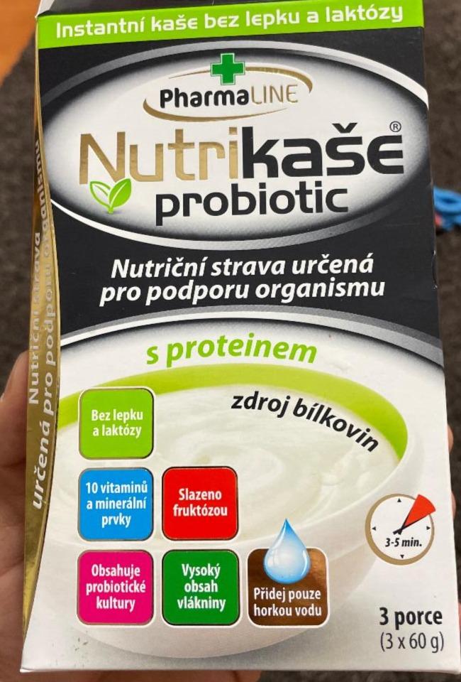 Fotografie - Nutrikaše probiotic s proteinem PharmaLINE