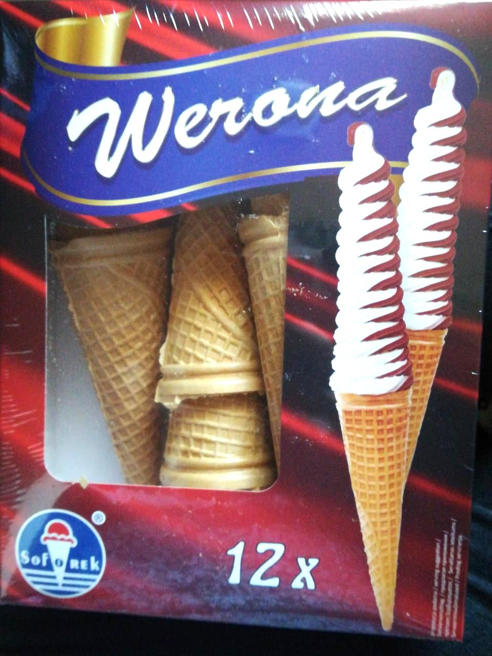 Fotografie - Lisované oplatkové kornouty ke zmrzlině Werona