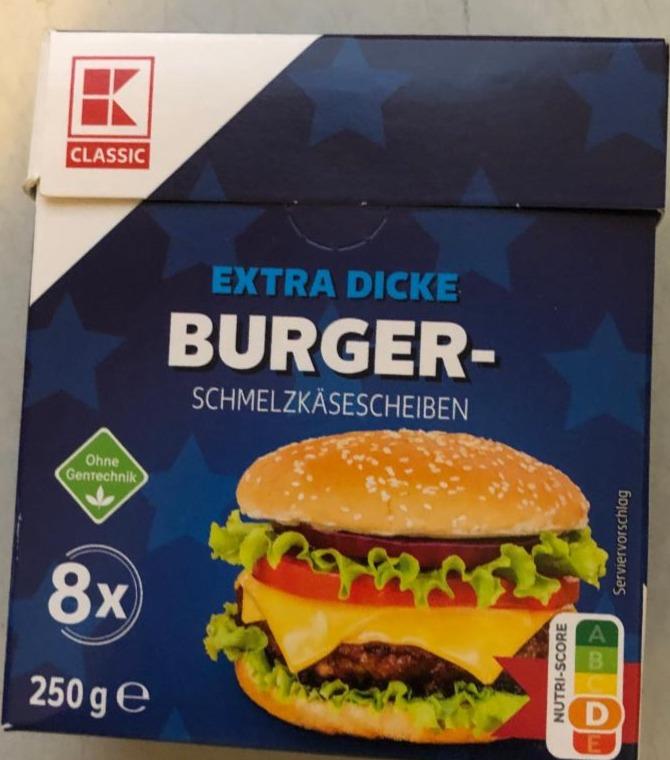 Fotografie - Extra Dicke Burger Schmelzkäsescheiben K-Classic