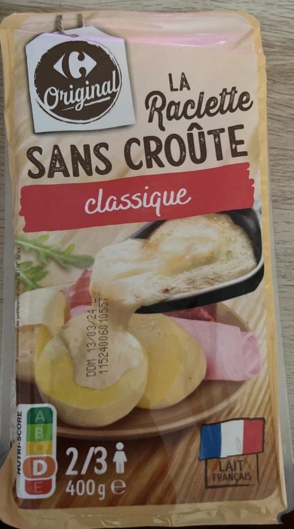 Fotografie - La Raclette classique Sans Croûte Carrefour Original