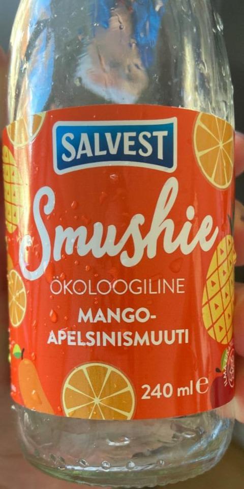 Fotografie - Smushie ökoloogiline Mango-Apelsinismuuti Salvest