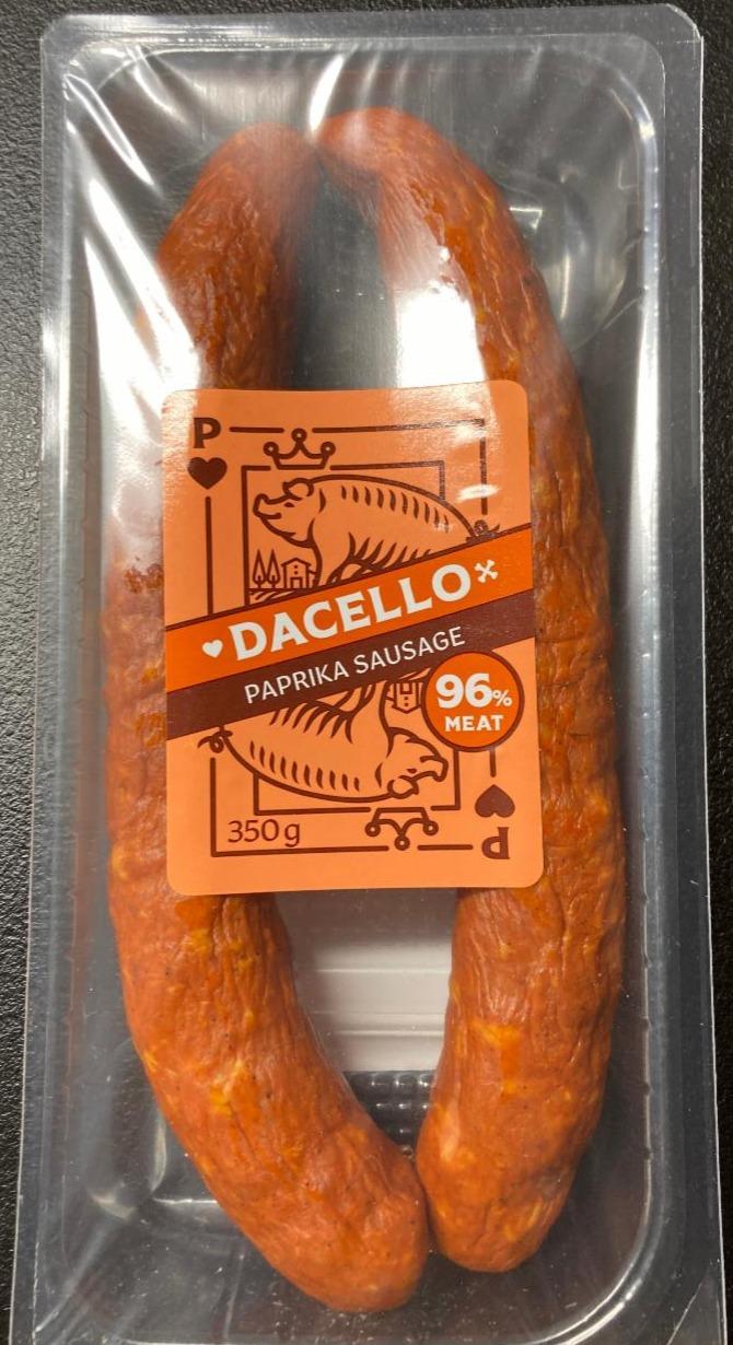 Fotografie - Paprika Sausage 96% meat Dacello