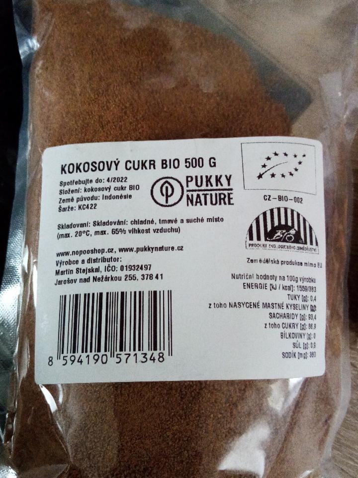Fotografie - Kokosový cukr bio PUKKY NATURE