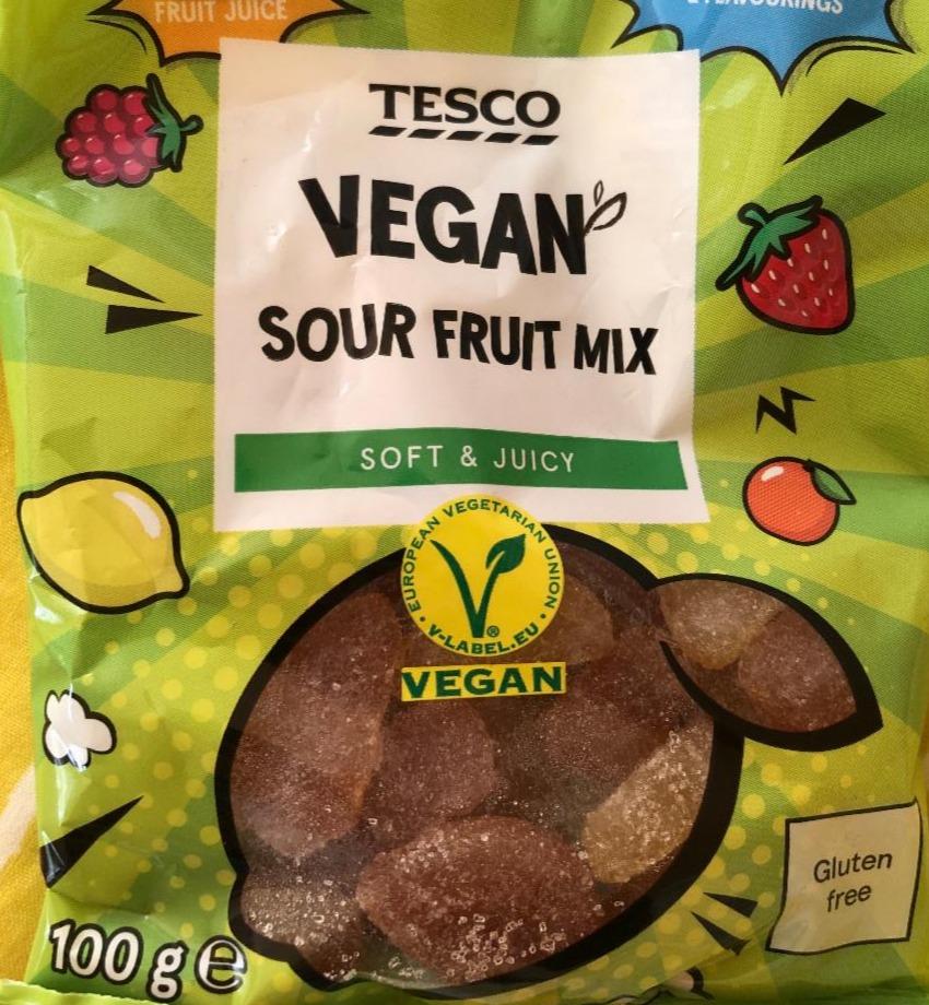 Fotografie - Vegan sour fruit mix Tesco