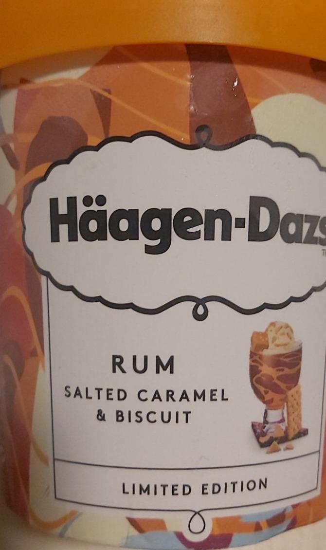 Fotografie - Rum salted caramel & biscuit Häagen-Dazs