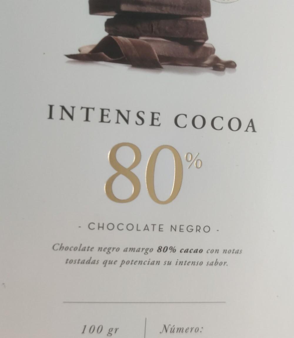 Fotografie - Intense cocoa 80% chocolate negro Pancracio