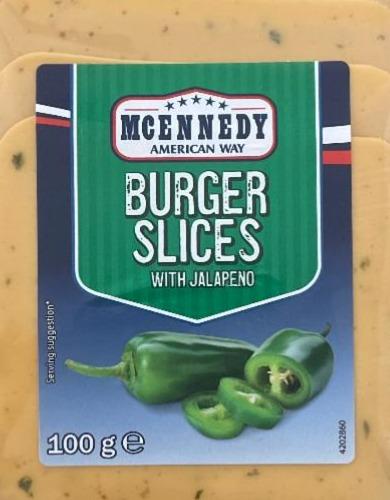 Fotografie - Burger Slices with Jalapeno McEnnedy American Way