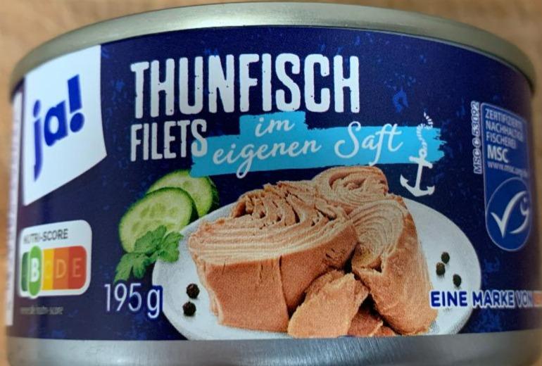 Fotografie - Thunfisch Filets im eigenen Saft Ja!