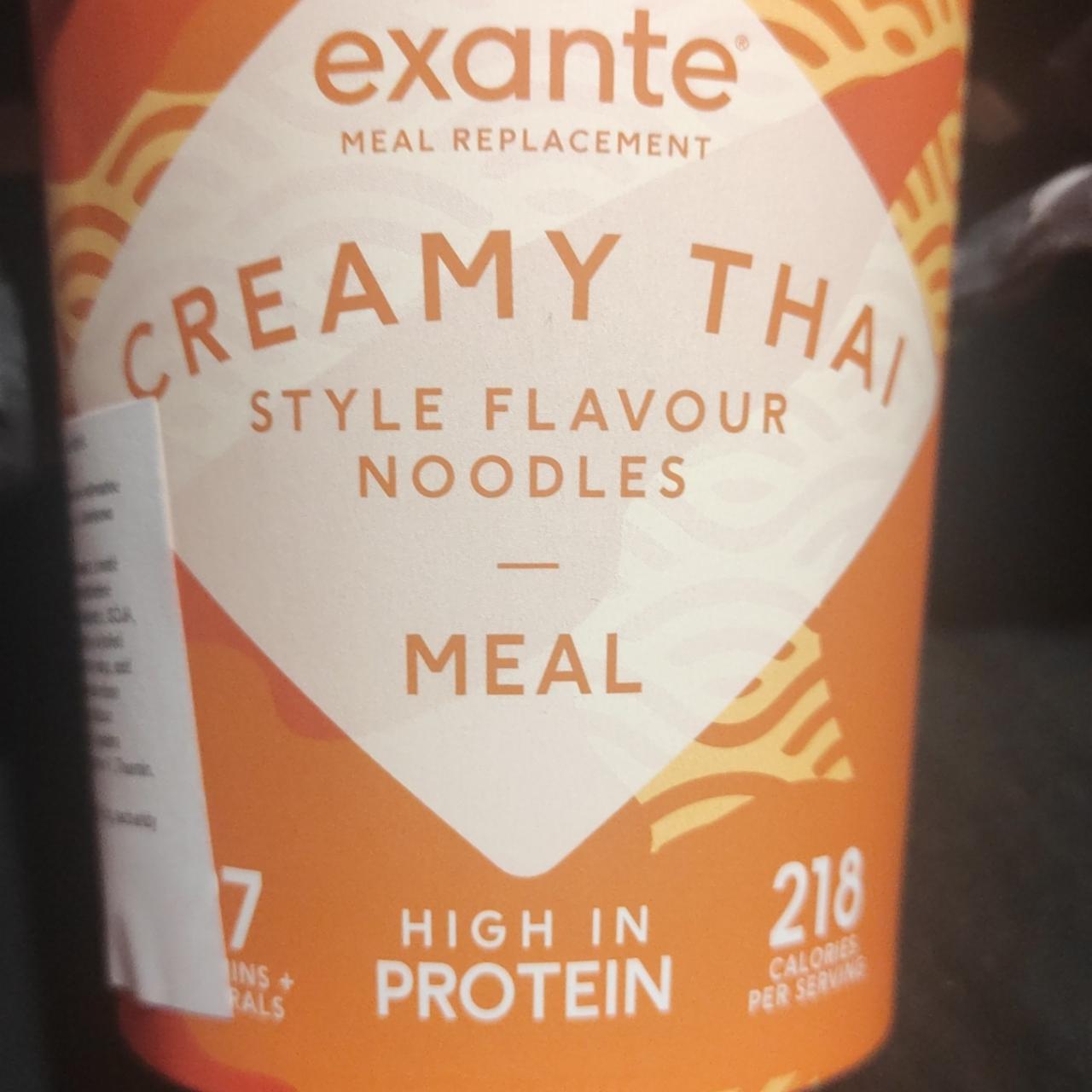 Fotografie - Creamy Thai Style Flavor Noodles Exante