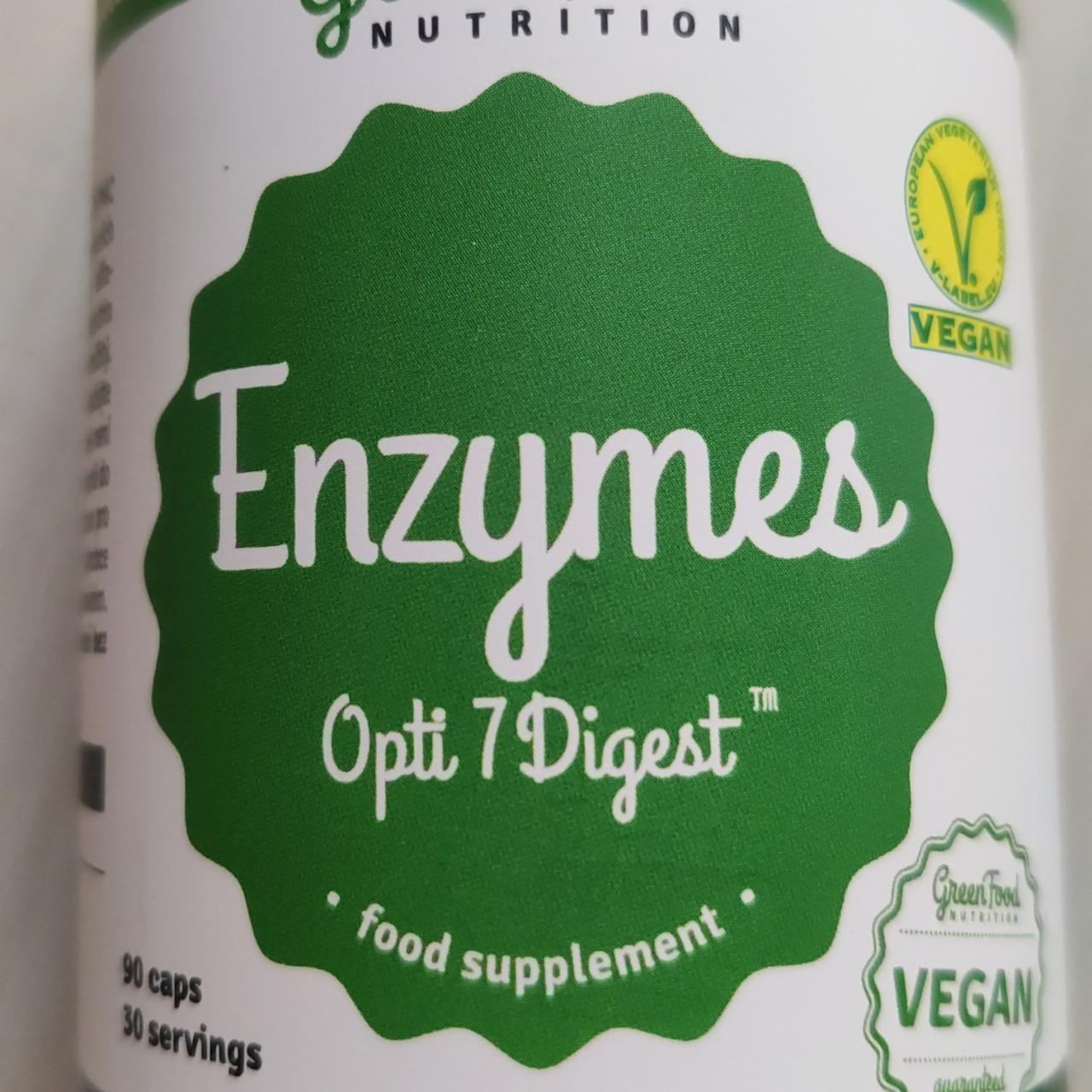 Fotografie - Enzymes Opti 7 Digest GreenFood Nutrition