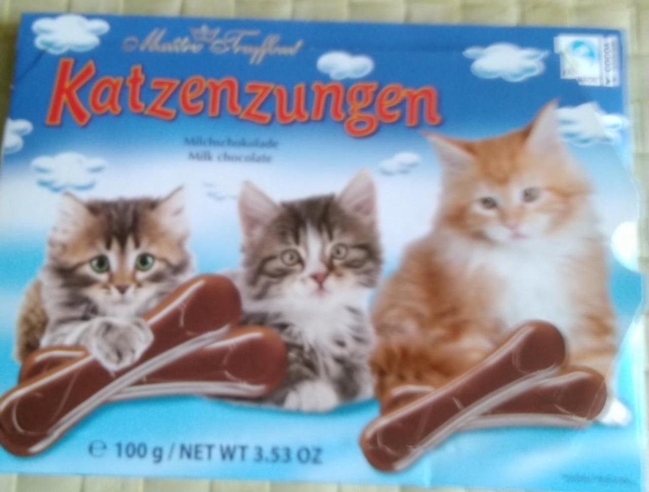 Fotografie - Katzenzungen Milk chocolate Maître Truffout