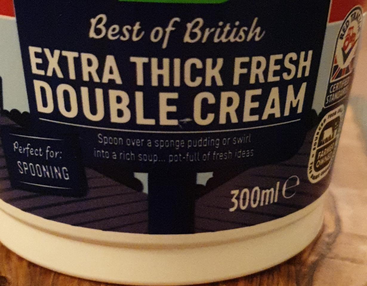 Fotografie - Extra Thick Fresh Double Cream Asda