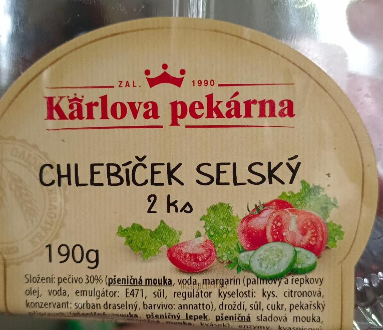 Fotografie - Chlebíček selský Karlova pekárna