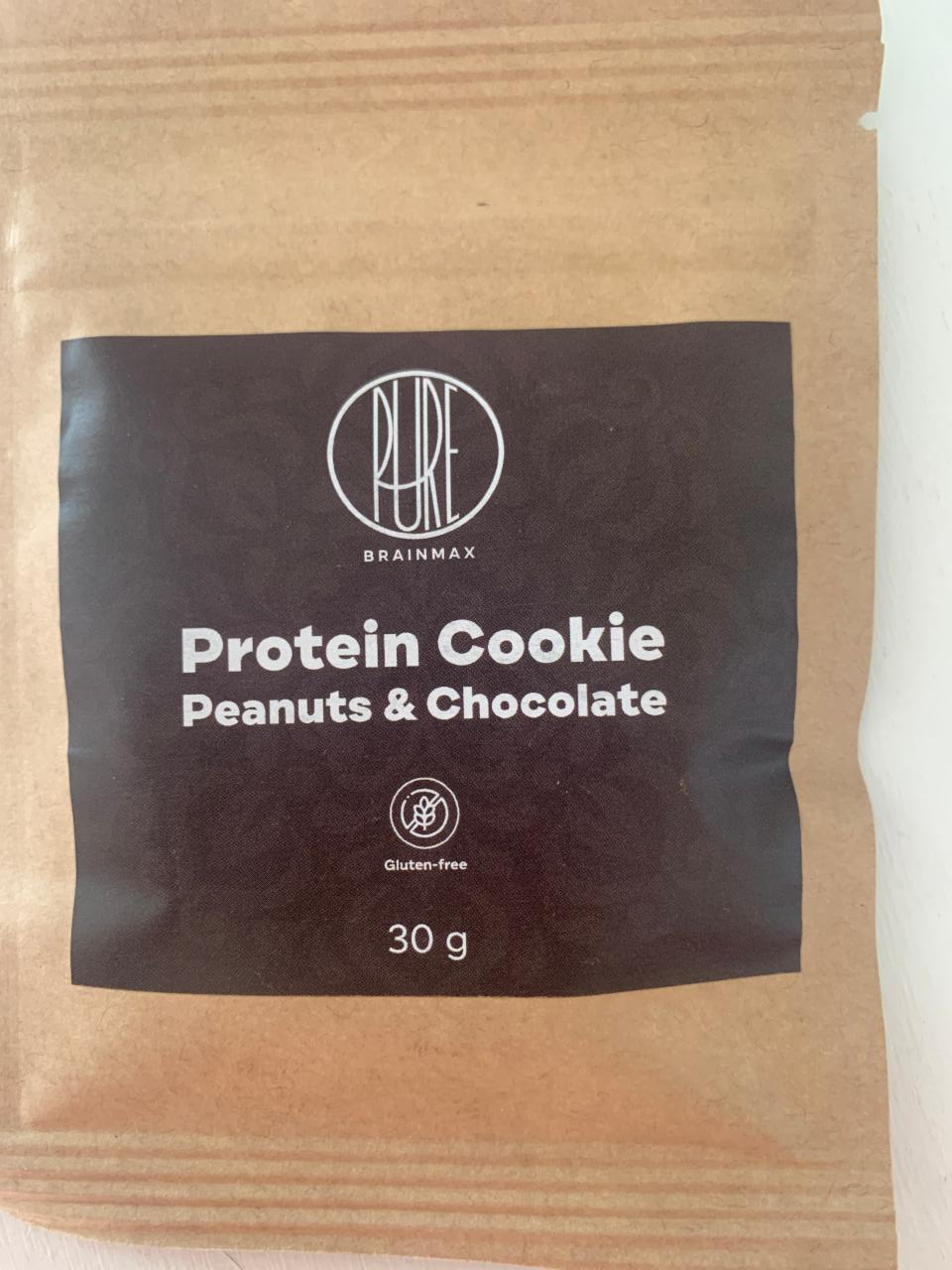 Fotografie - Pure Protein Cookie Peanuts & Chocolate BrainMax