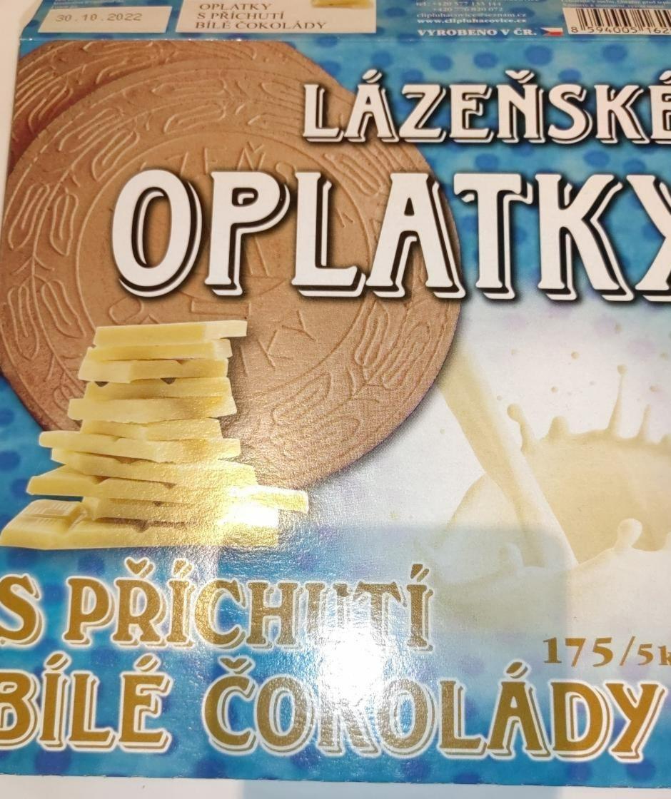 Fotografie - Lázeňské oplatky s příchutí bílé čokolády