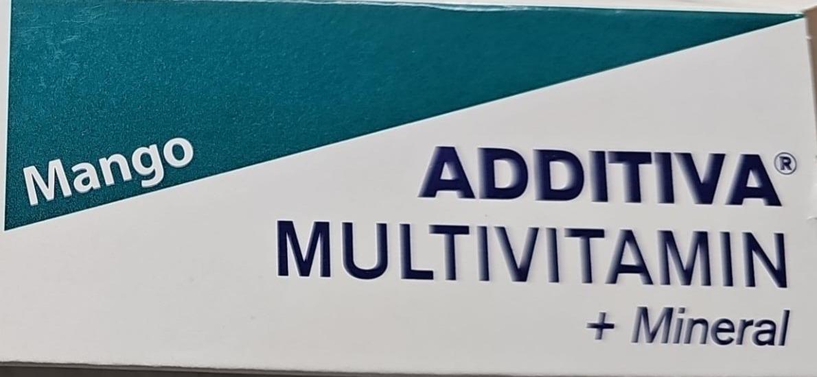 Fotografie - Additiva Multivitamin + Mineral Mango