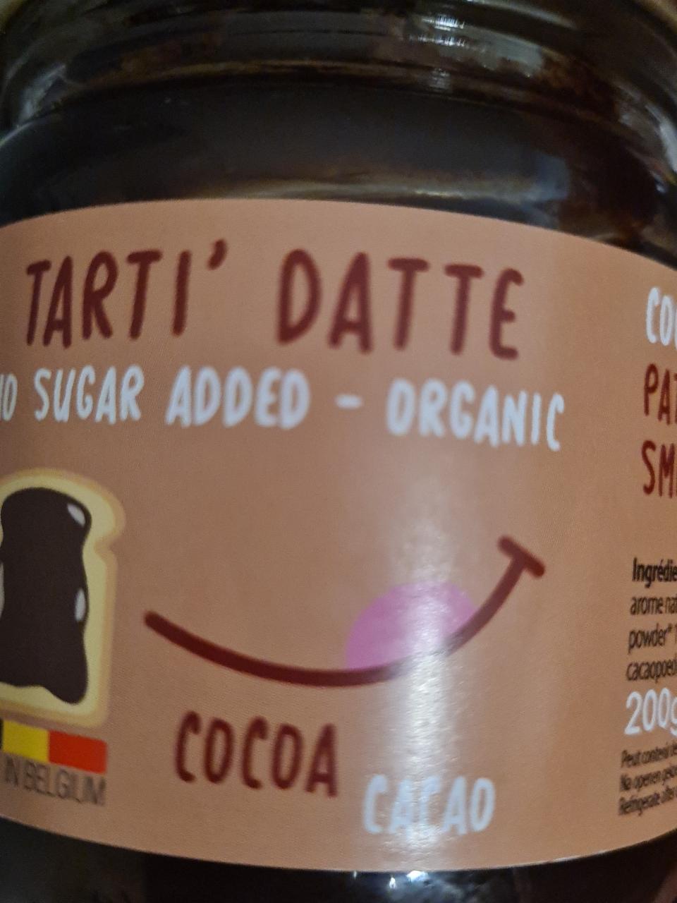 Fotografie - Tarti datte date paste no sugar added organic cacao