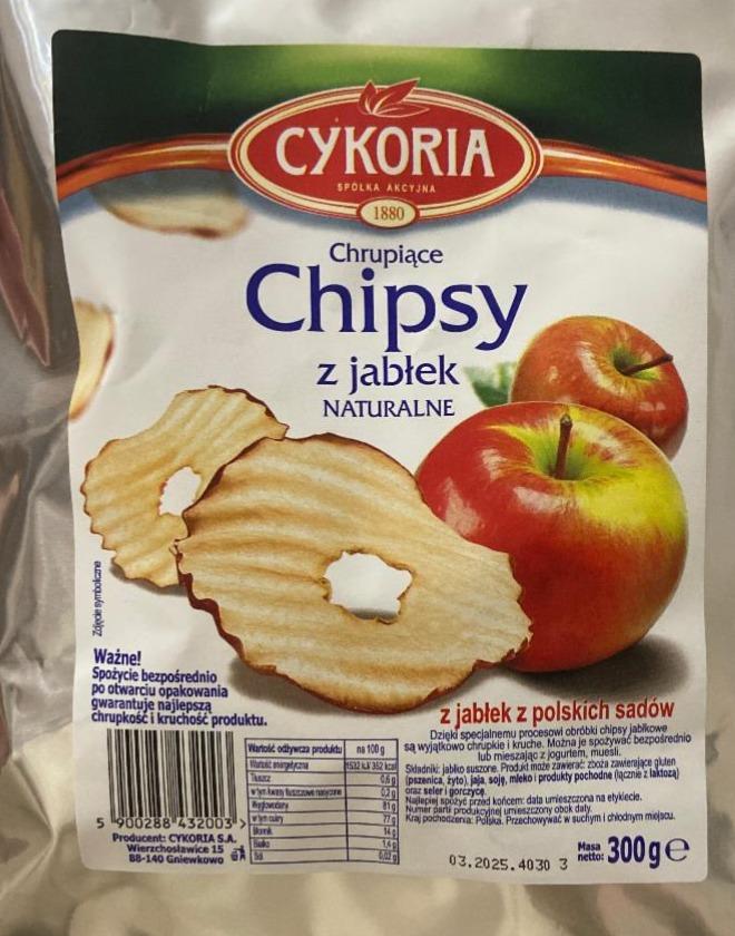 Fotografie - Chipsy z jabłek naturalne Cykoria