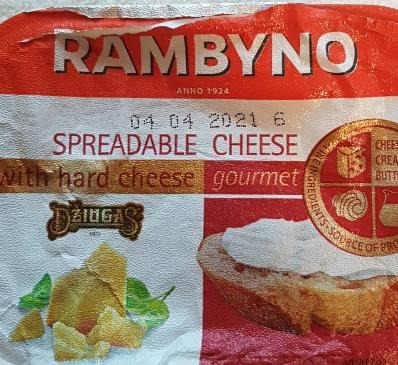 Fotografie - Rambyno with hard cheese Džiugas