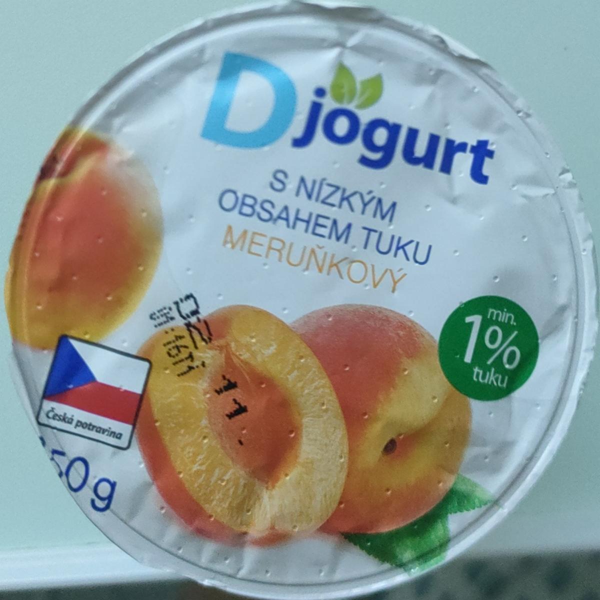Fotografie - D jogurt meruňkový s nízkým obsahem tuku