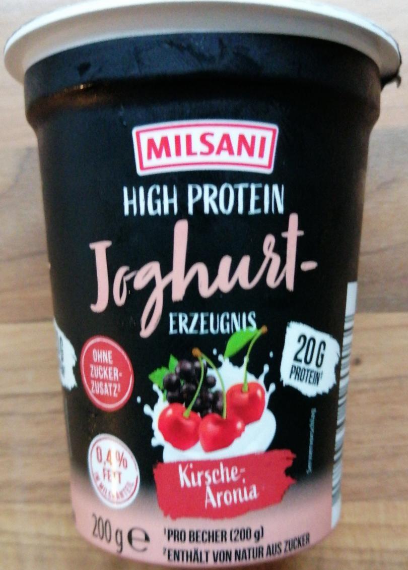 Fotografie - High Protein Joghurt Kirsche-Aronia Milsani