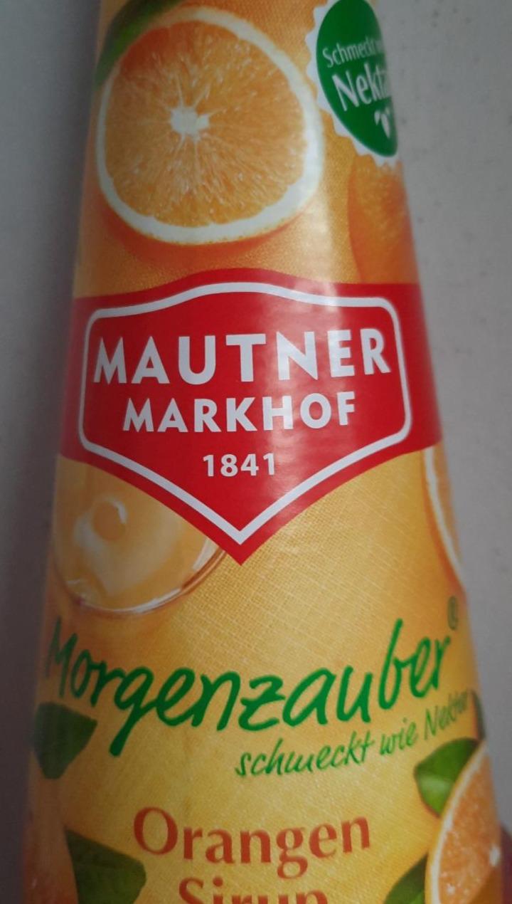 Fotografie - Morgenzauber Orangen Sirup Mautner Markhof