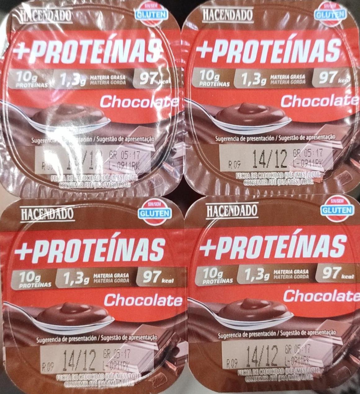 Fotografie - +proteínas chocolate Hacendado