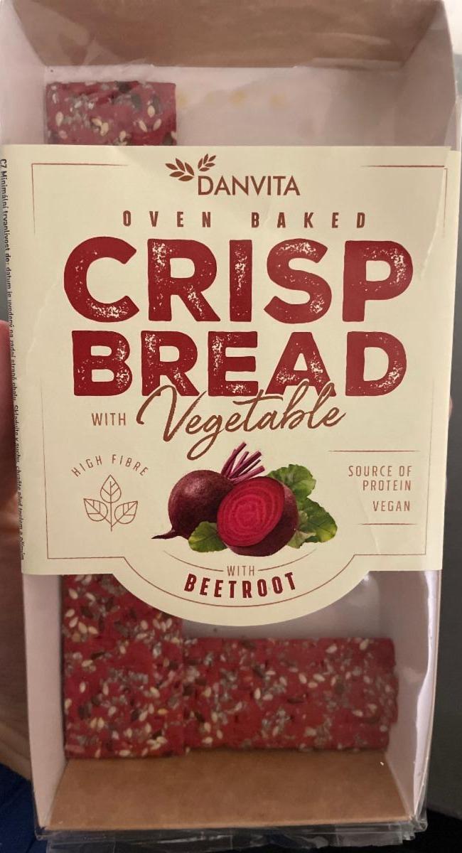 Fotografie - Oven baked crisp bread with vegetable Beetroot DanVita