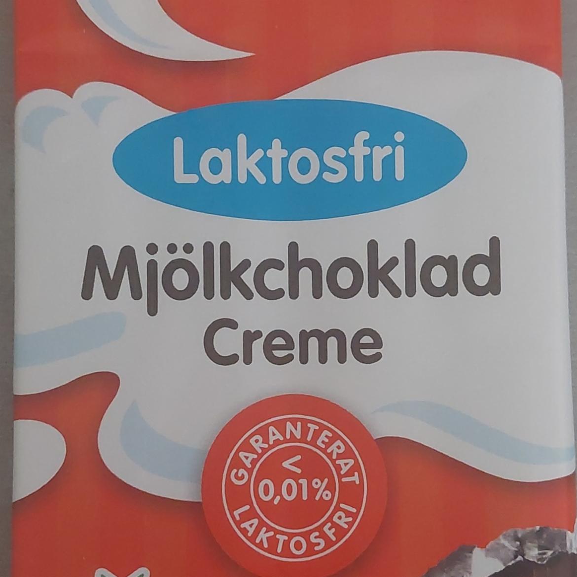 Fotografie - Mjölkchoklad Creme Laktosfri