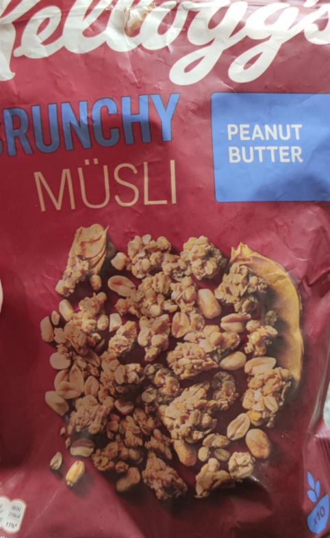 Fotografie - Crunchy Müsli peanut butter Kellogg's