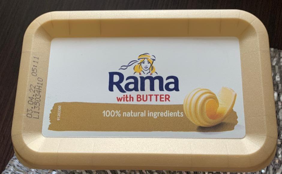 Fotografie - Rama with butter 100% natural ingredients